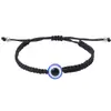 Pulsera Popular Ojo de Diablo de Amazon con Cuentas de Cristal para Niños y Niñas, Joyería de Mano de la Suerte, Pulsera Trenzada Ajustable