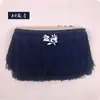 Fleco de Encaje para Cortina Europeo y Americano de 15 cm Nuevo Accesorio de Ropa Cinta Trenzada Encriptada Borla para Danza Latina Poliéster Encaje Ancho