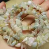 Pulsera de Piedra Cruda de Grava de Ágata Cristalina Desmagnetizada con Cuentas de Piedra Asimétrica Perforada Accesorios de Joyería DIY 5-8mm