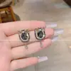 Brincos de Cristal Delicados, Doces e Fofos, Brincos de Design Exquisito e de Alta Qualidade, Brincos Simples Franceses de Nicho para Mulheres