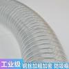 Manguera de acero transparente de alta temperatura de 160 grados, material de succión, tubería antiadherente, partículas de absorción de calor, plástico poliuretano PU.