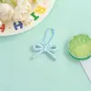 Novo Pingente de Laço Floral Colorido Estilo Fresco Acessório de Chaveiro DIY Feito à Mão para Bolsas e Correntes de Celular