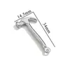 Pingente de ferramenta de aço inoxidável secador de cabelo tesoura faca de cozinha colher pingente de joia colar de brincos DIY