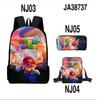 Mochila transfronteiriça nova mario mario para alunos do ensino fundamental e médio, bolsa escolar, lancheira, bolsa de lápis, desenho animado, mochila de desenho animado