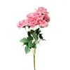 Flores Artificiales con 9 Cabezas de Rosa en Forma de Diamante, Adecuadas para Decoraciones de Hotel y Restaurante, Arreglos de Pasillo, Montajes de Boda y Decoraciones de Escenario