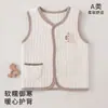 Chaleco para bebés, adecuado para otoño, hecho de algodón puro, elegante chaleco acolchado clase A para bebés y niños pequeños