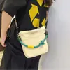 Bolso Cruzado para Hombre Casual de Color Contrastante para Deportes al Aire Libre Viajes Mochila Pequeña Bolso para Teléfono Móvil Bolso Portátil de Almacenamiento Bolso de Hombro Bordado