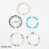 Elegante azul de temperamento fresco pulsera de perlas de cerámica suave azul ojos azules pulsera de estilo elegante venta al por mayor
