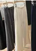 "Escarcha Congelada" sensación de bruma suave~ Capa de aire lavada con arena, suave y lisa, pantalones casuales superadelgazantes para mujer, primavera H041904