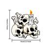 Nuevas Pegatinas de Halloween para Carrocería de Coche Nuevo Transfronterizo Fantasma Bruja Decoración de Coche Pegatinas de Coche Pvc Autoadhesivas