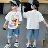 Roupa Ultraman Fato para Meninos 2026 Verão Novo Estilo Moda Infantil Fashion e Estilosa Roupa de Verão Leve para Meninos Pequenos