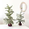 Guirlanda de Natal Transfronteiriça Decoração de Rattan com Chifre Folha Recortes de Pérola Cena de Janela de Natal Pendente de Parede Decoração de Atmosfera