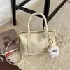 Bolso Boston Retro a la Moda 2026 Primavera Nuevo Estilo Bolso de Mano Sencillo y de Moda para Mujer Bolso tipo Almohada Casual de Gama Alta