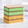 Esponja de pulpa de madera para lavar platos, paño mágico para fregar, estropajo de limpieza de algodón absorbente natural, paño de cocina para lavar platos al por mayor