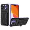 Aplicable a iPhone13Promax Funda para teléfono móvil con soporte para tarjetas de diamante Apple 12 soporte invisible 11 resistente a caídas X tarjeta 78p
