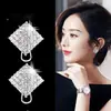 Novos Brincos de Pérola 2019 Agulha de Prata Esterlina Japonesa e Coreana Atmosfera Elegante de Negócios Moda Versátil Brincos Elegantes Simples para Mulheres