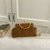 El Bolso de Concha de Moda de Este Año 2025 Otoño e Invierno Nuevo Bolso de Cadena Bolso de Mano de Nicho con Estampado de Leopardo Bolso de Hombro Cruzado para Mujer