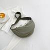 Bolso Bandolera Nuevo para Mujer Xiaohongshu Bolsa de Bollo de Nailon Bolso de Hombro para Estudiante Casual de Moda Bolso Pequeño de Tela de Gama Alta