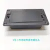 No. 5 cajas de batería de dos secciones con tapa y orificio para tornillo Soporte de batería AA de dos secciones caja de batería Soporte de batería de 3V con tapa