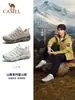 Los nuevos zapatos de senderismo para exteriores Camel para mujer en otoño e invierno son acolchados, antideslizantes, resistentes al desgaste, zapatos deportivos de senderismo profesionales de caña alta para hombre