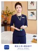 Nuevo Otoño Lujo Ligero Ropa de Trabajo para Esteticista Salón de Belleza Club de Bienestar Técnico de Spa Uniforme de Trabajo Estilo Tailandés para Mujer En Stock