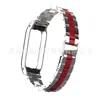 Adecuado para Correa de Pulsera Fitbit Luxe Acero Inoxidable Sólido Tres Eslabones Liberación Rápida Marco Metálico Correa Metálica Luxe