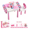 Mesa de Blocos de Construção Infantil Mesa de Jogo Multifuncional Mesa de Brinquedo de Montagem de Partículas Grandes e Pequenas Mesa Educacional de Aprendizagem Atacado Transfronteiriço