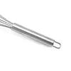Batidor de Huevos de Acero Inoxidable de 8 Pulgadas 10 Pulgadas 12 Pulgadas Utensilios Manuales para Hornear Palo Mezclador para Huevos y Crema Batidora para Hornear