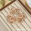 Moda Diamante Completo de Pedrería Flor DIY Accesorios para Ropa Flor Estéreo Accesorios Decorativos Accesorios para el Cabello Bolsos para Zapatos Materiales Hechos a Mano