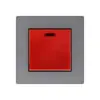 Tomada de Interruptor de Alumínio Escovado Tipo 86 146 para Comércio Exterior com Duas Portas USB Estilo Europeu Padrão Francês Estilo Britânico com Tomada Dupla USB