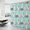 Cortinas de Chuveiro Personalizadas Atacado Transfronteiriço, Cortinas Impermeáveis e à Prova de Mofo, Cortinas Divisórias para Separação de Banheiro Seco e Úmido, Cortinas de Chuveiro Impressas Digitalmente