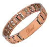 Pulseira magnética retro de moda popular com impressão a laser, fileira dupla, ornamentos de mão para casal removíveis, em estoque, atacado