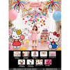 Decoración de Cumpleaños con Tablero KT de Hello Kitty, Set de Lluvia de Globos para Niños Bebés de 4 Años, Decoración de Escena de Fiesta de Gato KT de 5 Años