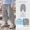Calça casual infantil jellybaby outono calça para bebês de outono calça de moletom infantil calça jogger infantil bordada