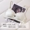 Sutiã de Renda Francesa com Bojo Triângulo para Mulheres Fino Push-up Seios Pequenos Lingerie Sexy Liquidação Fora de Época