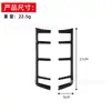 Adecuado para 10-17 fibra de carbono Paramela decoración de pegatinas para teclas de multimedia de control central modificación interior del coche