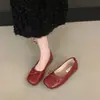 Zapatos Mary Jane cómodos de suela blanda estilo coreano para mujer, nuevos mocasines planos de ballet otoño-verano 2026