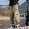 Pantalones casuales de trabajo para hombre, verano 2022, finos, de marca a la moda, holgados, para adolescentes, pantalones elegantes
