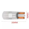 Yizhong Luz Indicadora de Ancho T10 de Alto Brillo y Alta Potencia 3030 Luz Pequeña de Alto Brillo con Lente W5W Luz de Matrícula Decodificada