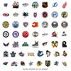 50 pegatinas de graffiti de hockey sobre hielo para niños, equipaje, taza, pegatinas decorativas impermeables, pegatinas deportivas creativas para niños