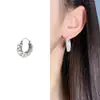 Pendientes Metálicos de Estilo Genial Ins Clips para Orejas de Alta Calidad Moda Europea y Americana para Mujer Pendientes de Aro Redondos Retro