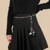 Novos acessórios de corrente de couro estilo europeu e americano bolsa de cintura cinto de vestido corrente corporal hot girl tudo combina selo de cintura atacado