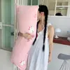 Almohada larga de terciopelo de leche, extraíble y lavable, adecuada para mujeres embarazadas, almohada de soporte para piernas, almohada de confort para dormitorio, disponible para venta al por mayor y dropshipping