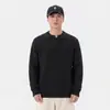 Suéter de punto texturizado con cuello Henry para hombre, nueva colección otoño/invierno 2026, estilo retro moderno old money, jersey de cuello redondo