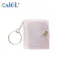 Álbum de Fotos Polaroid Grande Transparente com Glitter, Livro de Fotos, Armazenamento de Ingressos de Cinema, Cartão Postal