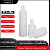 Coluna espaçadora de nylon PCB branco coluna de isolamento plástico PA66 nylon coluna hexagonal de passagem única cabeça única coluna dentária externa M2-M6