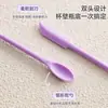 Espátula Colher Cosmética para Creme e Base Líquida, Mini Espátula de Silicone de Cabeça Dupla para Resíduos de Frascos Leves, Espátula Raspadora para Geleia Alimentícia