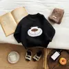 Roupas de Inverno para Bebê Meninas Animal de Desenho Animado Pelúcia Tricô Pulôver Suéter Estilo Ocidental Bebê Menina Top Quente