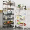 Estantería de Piso para Cocina, Estante Multicapa Móvil para Artículos Domésticos, Estante para Almacenamiento de Verduras, Estante para Horno, Estante de Almacenamiento con Ruedas