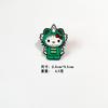 Monster University casal gato broche dos desenhos animados bonito criativo mochila decorativa pin liga esmalte crachá atacado